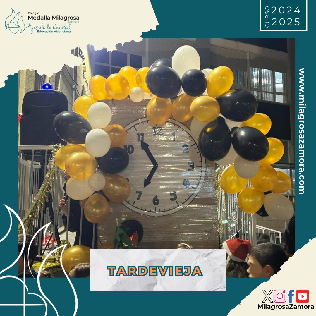 MilagrosaZamora's tweet photo. Gran éxito de la primera "Tardevieja" organizada por el AMPA del cole. 

Los niños y los no tan niños nos hemos divertido mucho y hemos tomado todos juntos las 12 gominolas cuando han sonado las 12 campanadas...🎉🎉

#MilagrosaZamora #ColegiosHHCC https://t.co/JDofrCgkhS