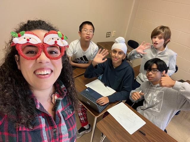 MrsCookMSMath's tweet image. We had a blast today with some Math/Holiday trivia on Desmos. Students were on teams, they got to wager points, and they had an engaging day before break! See you all in 2025! #IteachMath #iTeachGeometry teacher.desmos.com/activitybuilde…