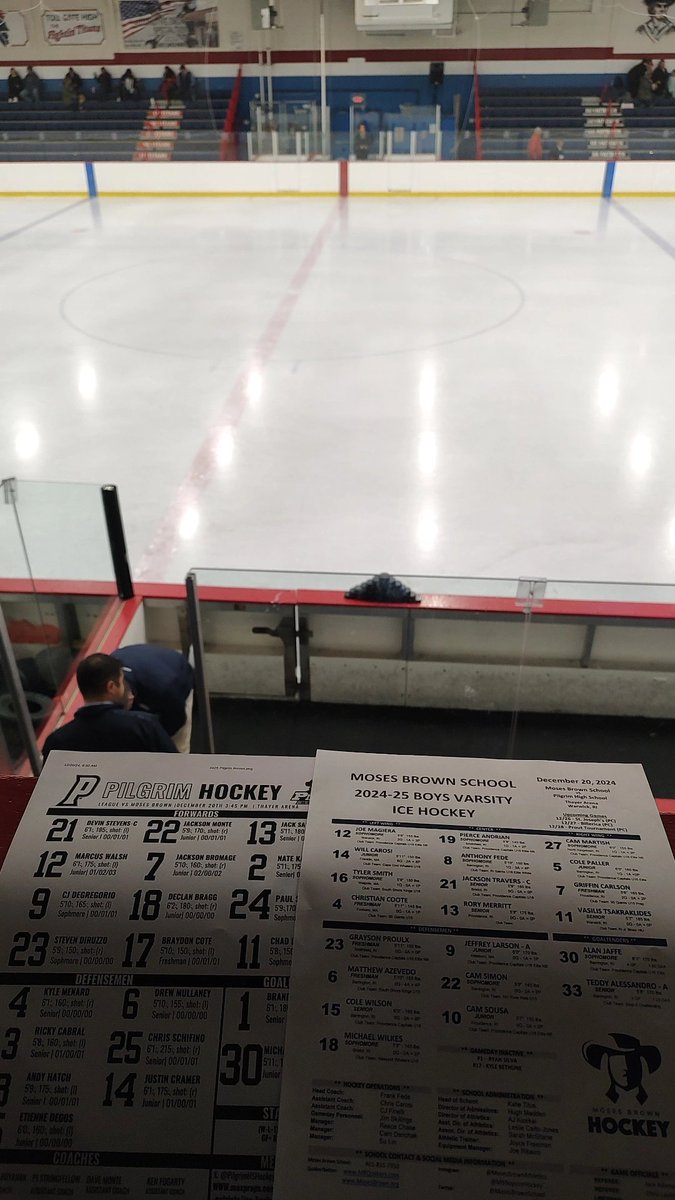 High school action in Warwick <a href="/PilgrimHSHockey/">Pilgrim Boys HS Hockey</a> hosts <a href="/MosesBrown/">Moses Brown School</a>  on <a href="/fosportz/">Sportz Nation</a>