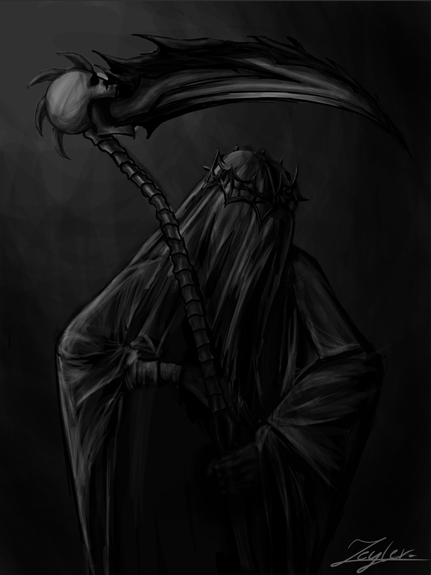 zeyno_exe's tweet photo. been into scythe-weapons lately https://t.co/zcn9DljejG