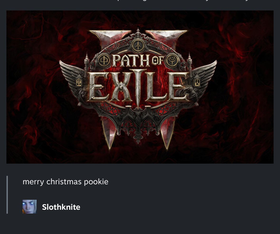 Well thanks to the homie Sloth I’ll be jumping into PoE 2. 

What class is everyone playing?