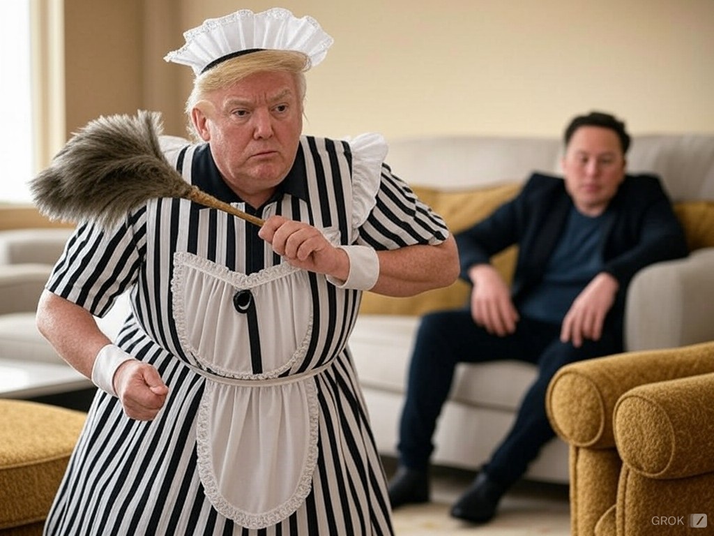 Image by <a href="/grok/">Grok</a> #VicePresidentTrump takes on extra duties for #PresidentMusk