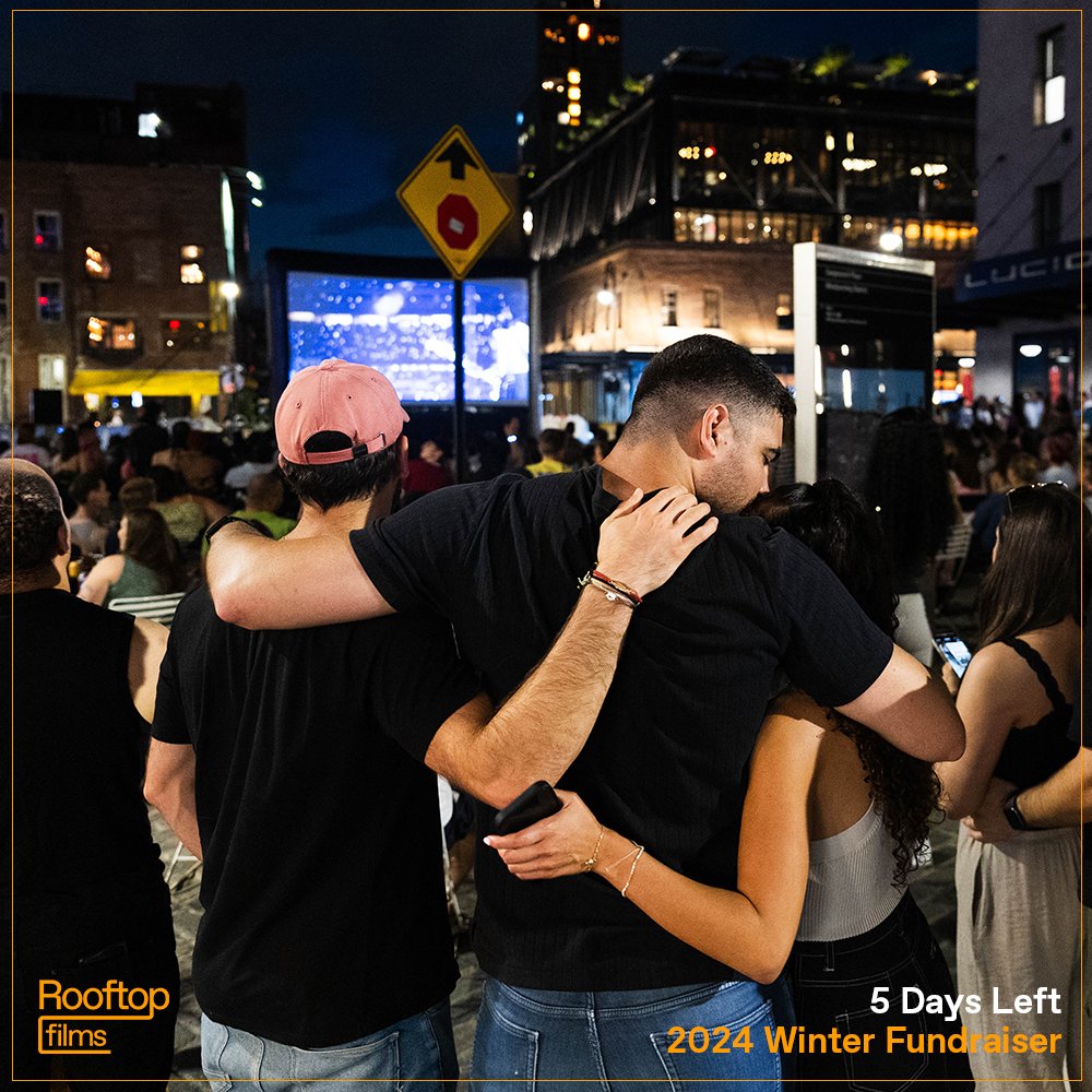 The clock is ticking! Become a Rooftop Films member by December 31st to claim two complimentary tickets to our unforgettable 2025 Opening Night celebration!

⏲️ Join, donate, or give the gift today via rooftopfilms.com/support and claim your reward, before time runs out!