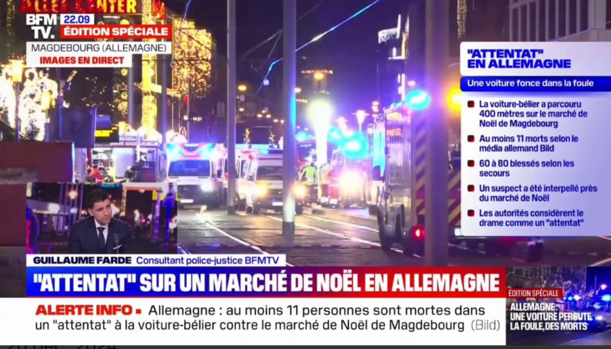 Toutes mes meilleures pensées aux passants du marché de Noël de #Magdebourg. 

Images : <a href="/BFMTV/">BFMTV</a>