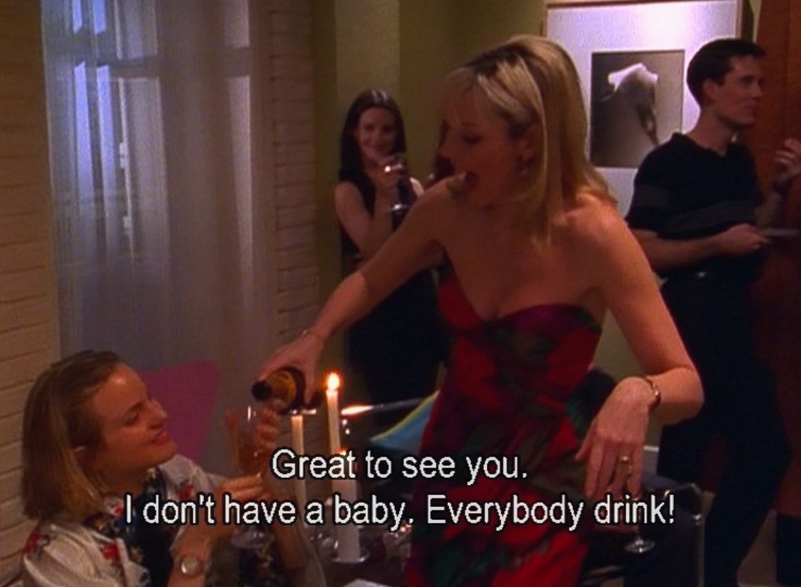 showing up to the family Christmas party this weekend like