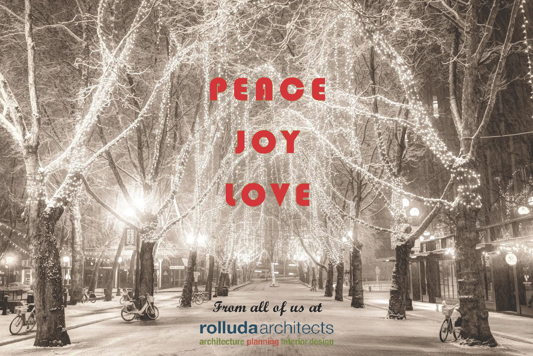 RolludaArch's tweet photo. All of us at RAI are grateful to each one of you—our clients, consultants, partners, and friends, for your continued support throughout 2024. We especially wish you a special holiday season focused on your family and friends—full of peace, fun, laughter, and above all...LOVE! https://t.co/asiFbIktqL