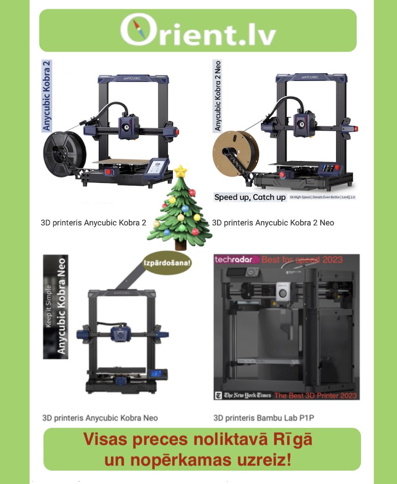 3D printeri un drukāšanas materiāls Orient.lv interneta veikalā. Viss uz vietas veikalā Rīgā - saņem uzreiz!
orient.lv/veikals/katego…