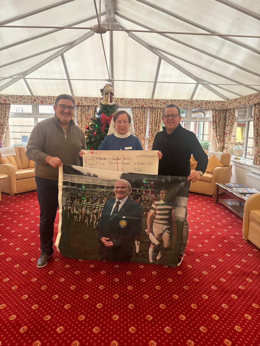 We were absolutely delighted to present a cheque of £5,000 to St Margaret of Scotland Hospice earlier today after they were unable to raise funds in the city centre last weekend