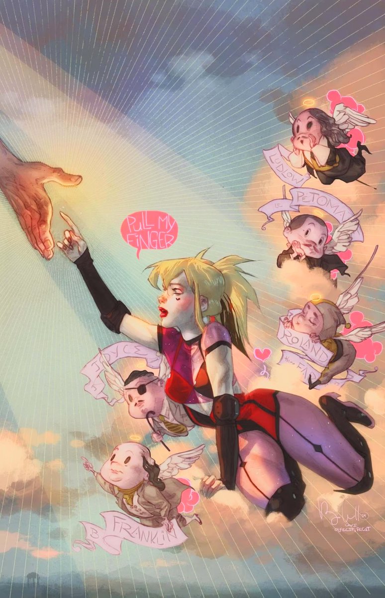 test7153's tweet photo. So uh. Apparently Harley Quinn is getting an *official* scratch-and-sniff fart comic. https://t.co/8QPt4H5kPa