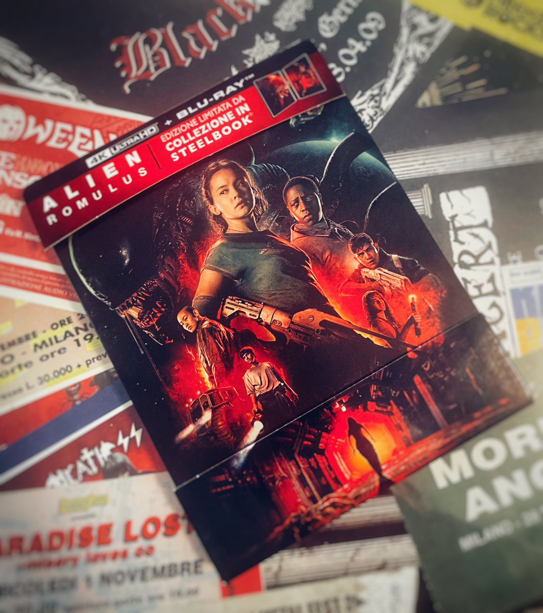 evilones76's tweet image. This morning I was finally able to see it at home in peace.
I enjoyed it very much, the right way to make an "Alien" movie.

#alienromulus #bluray4k #bluray #4k #homecinema