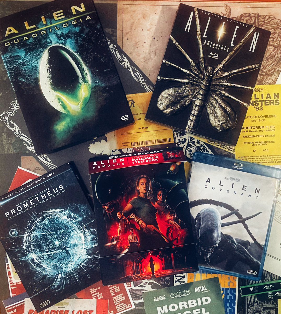 evilones76's tweet image. This morning I was finally able to see it at home in peace.
I enjoyed it very much, the right way to make an "Alien" movie.

#alienromulus #bluray4k #bluray #4k #homecinema