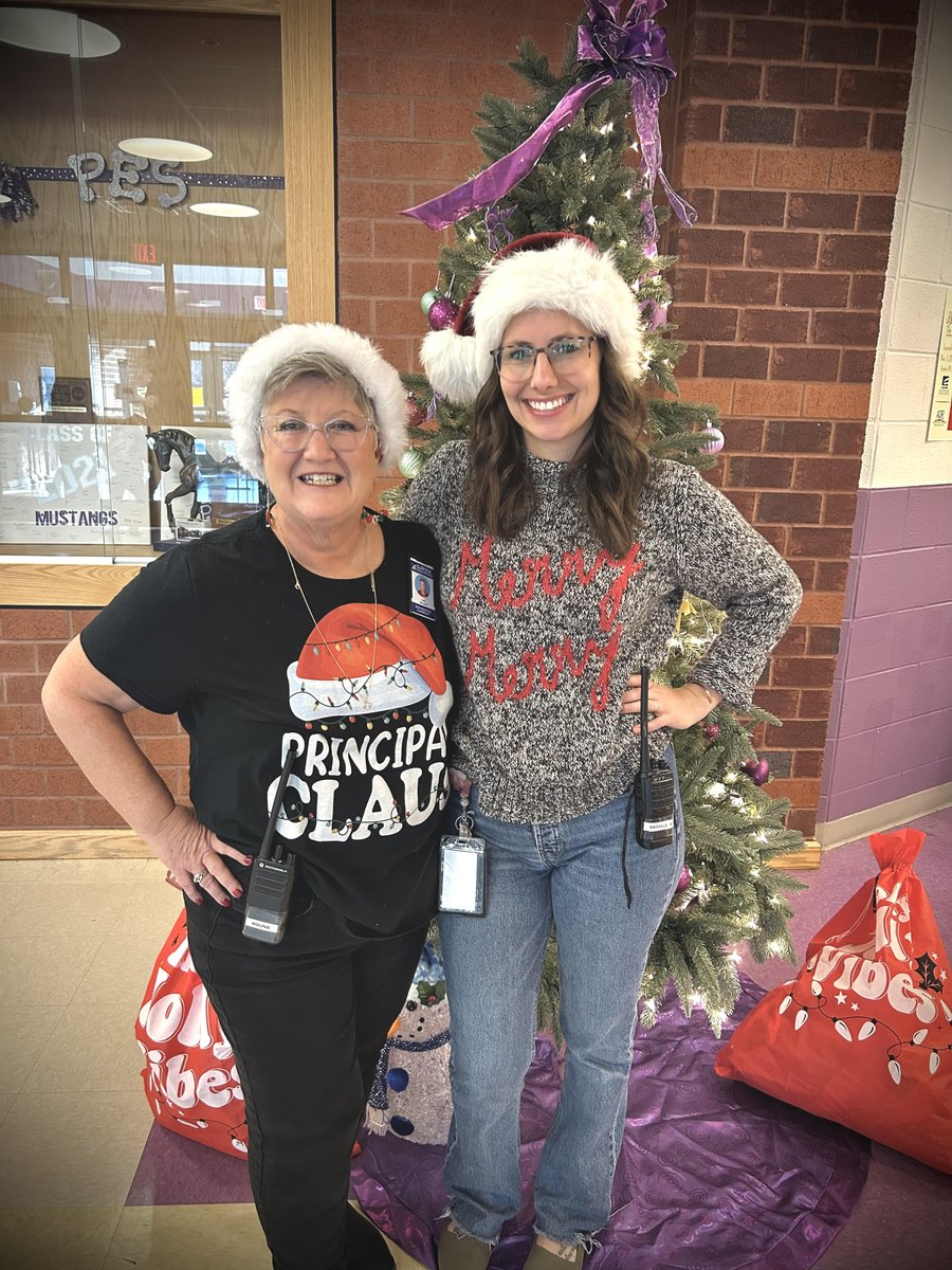 Mrs. Mounie (Principal) and Ms. Karakla (Assistant Principal) wish you and your families happy holidays and a happy new year! We look forward to the new year and seeing all of our students on January 6, 2025!