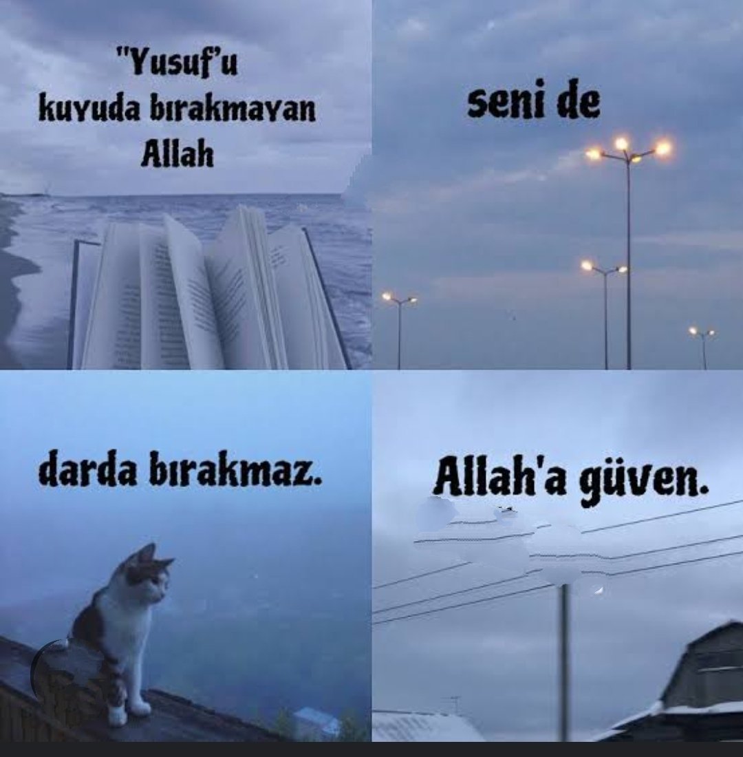 "Allah'a güven...."