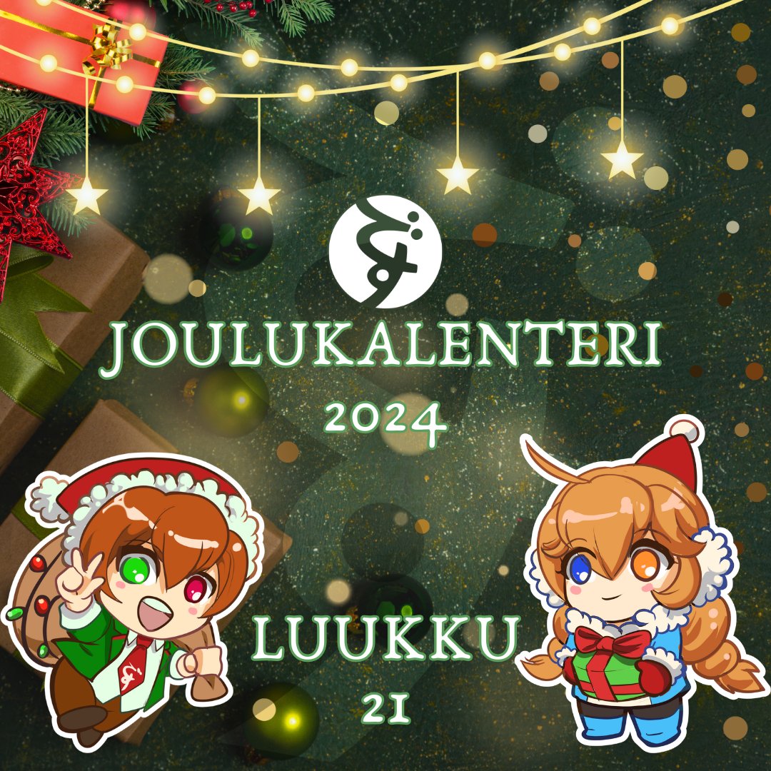 Tämän päivän luukussa meidoilla ja butlereilla
olisi teille hieman joulun taikaa jaettavaksi!

Kurkista kalenterista meidojen ja butlereiden joulukuulumiset!

desucon.fi/frostbite2025/…