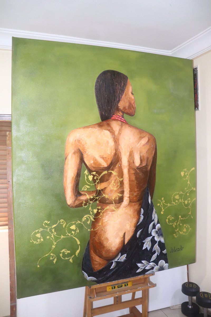 _deleade's tweet photo. GRACEFUL | Acrylic on canvas
6ft x 5ft / 183cm x 153cm / 72” x 60”

#acrylicpainting #painting #wizkid #Oando #kese #artwork https://t.co/xYmiJQbMpV