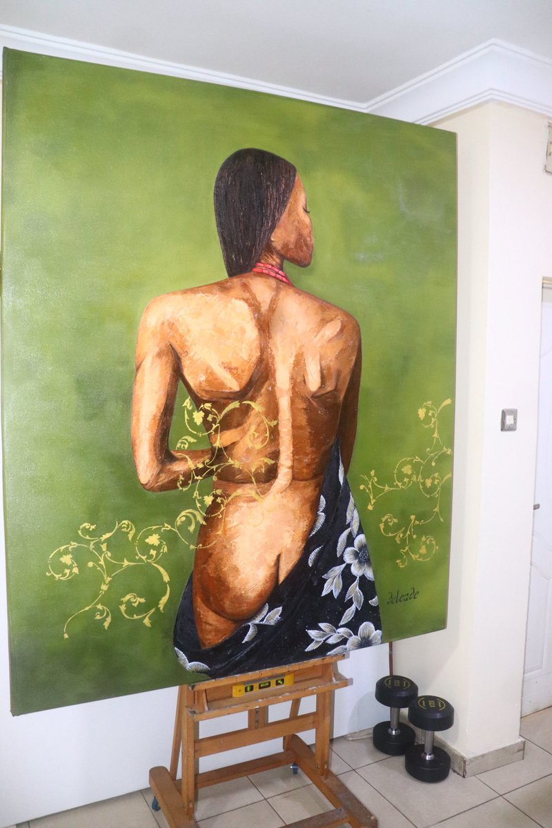 _deleade's tweet photo. GRACEFUL | Acrylic on canvas
6ft x 5ft / 183cm x 153cm / 72” x 60”

#acrylicpainting #painting #wizkid #Oando #kese #artwork https://t.co/xYmiJQbMpV