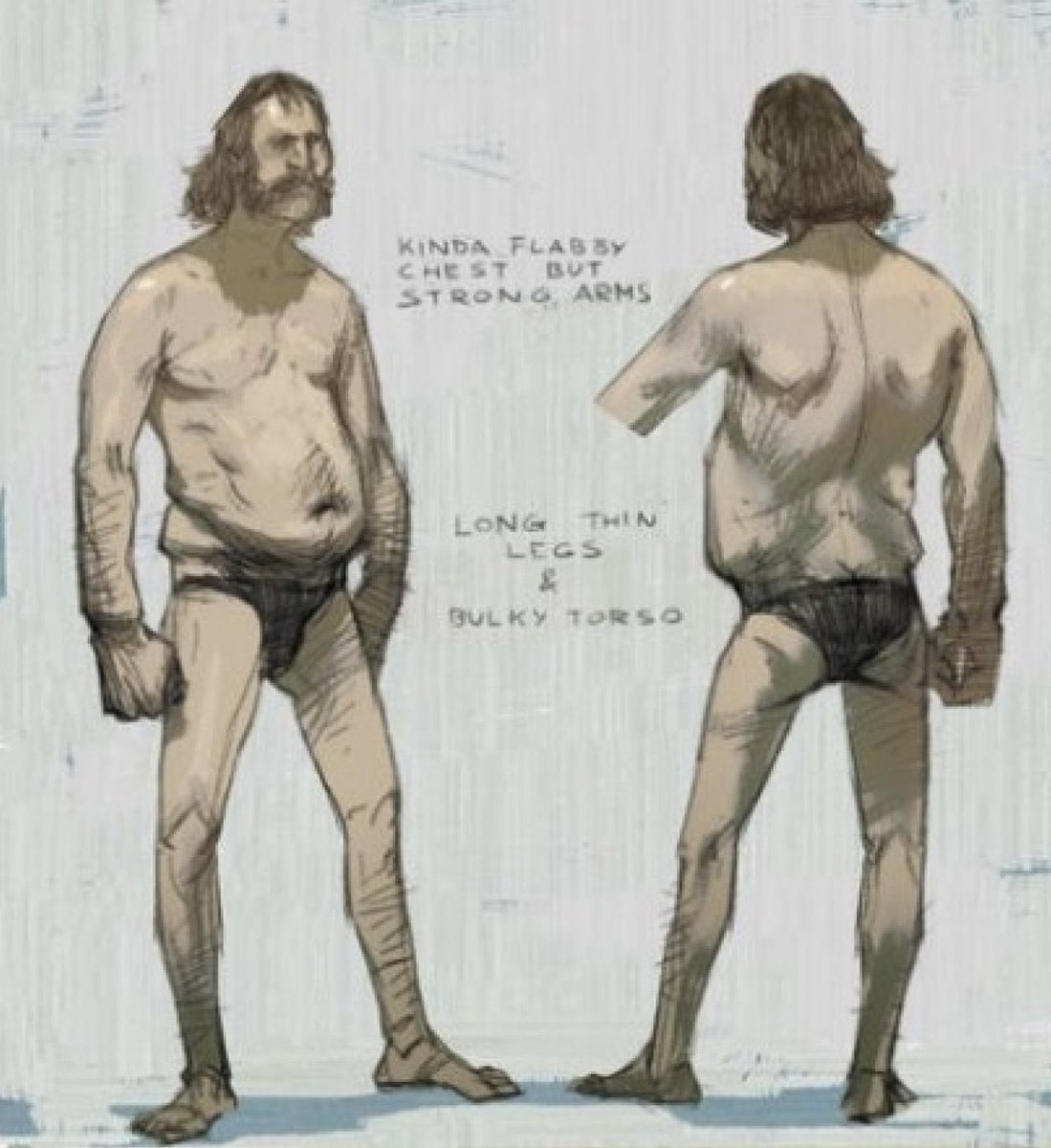 Depressed amnesiac cop bods are the top male physique.