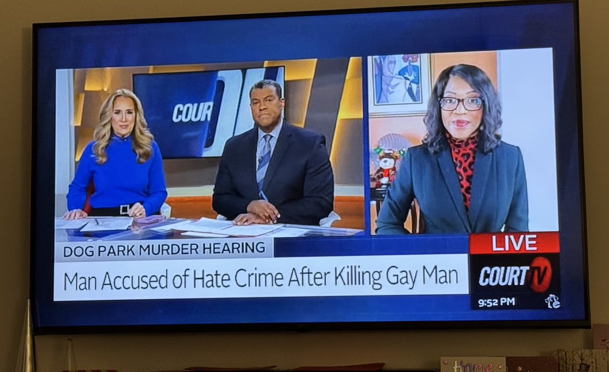 imadriienne's tweet photo. the awesome @MichelleCThomas on @CourtTV with judge @AshleyCourtTV and @MichaelCourtTV this friday!😀👏🏼 

such a great panel &amp; amazing analysis as always!👏🏼 happy friday and happy holidays everyone❤️🎄 

@CourtTV https://t.co/I1CZEInOvv