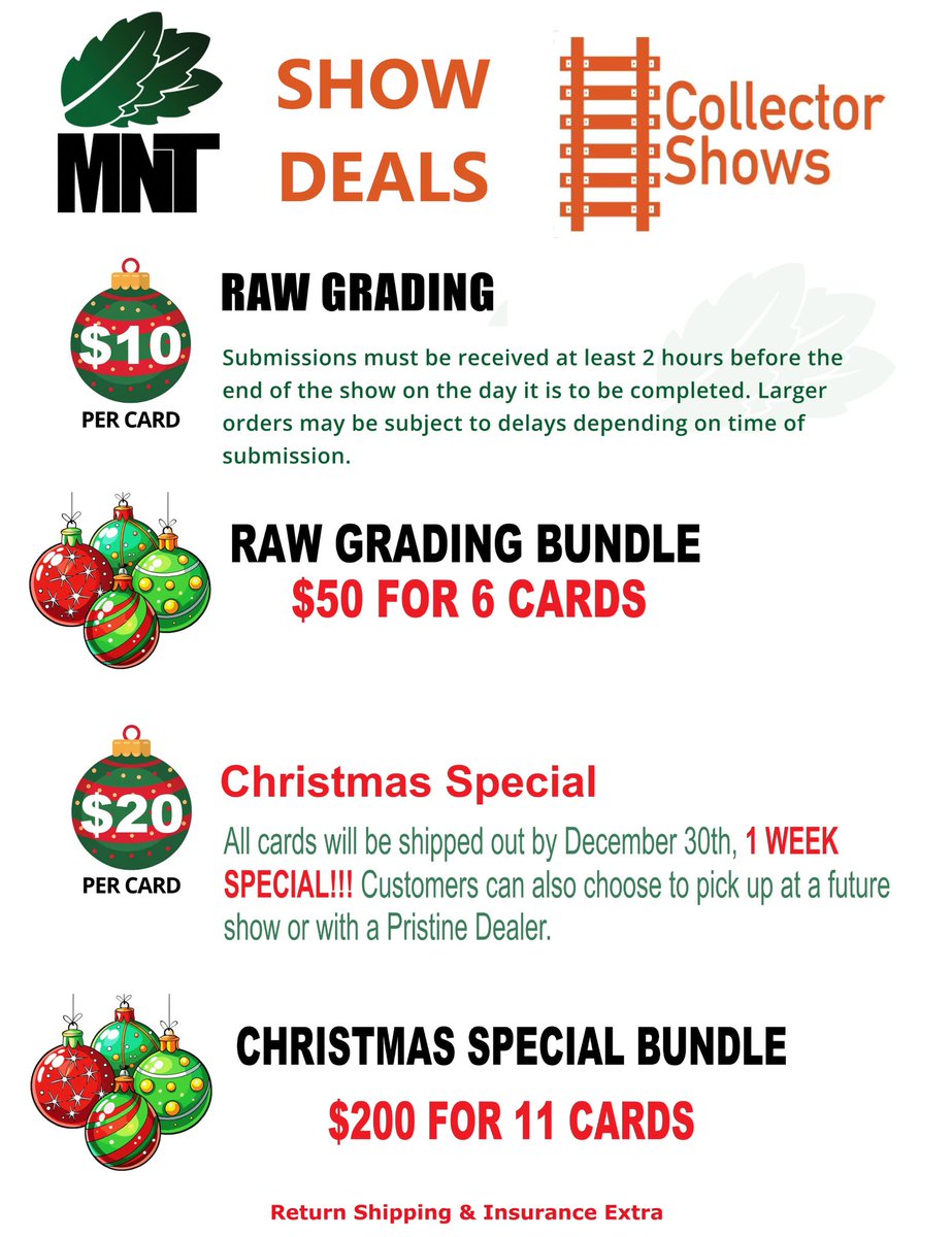 Make sure to check us out this Sunday at the Woodstock Toys &amp; Collectibles Expo and take advantage of our Christmas special and bundles.