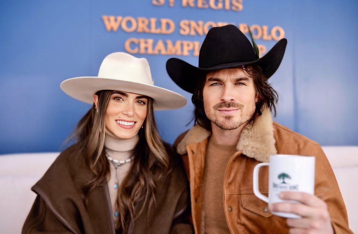 IanFansBR's tweet photo. 📲 Novas fotos de Ian Somerhalder e Nikki Reed no World Snow Polo Championships no Rio Grande Park em Aspen, Colorado.
#iansomerhalder #nikkireed #somereed https://t.co/kkhwbu3Q8X