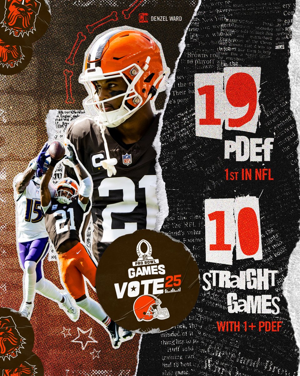 Best corner in the league. Argue with a wall.

RT to #ProBowlVote for <a href="/denzelward/">Denzel Ward</a>