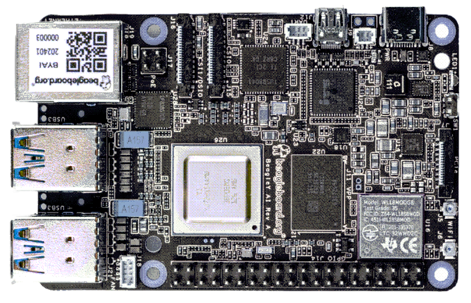 ProfessorVektor's tweet photo. Such a fan of the @beagleboardorg BeagleY-AI Board. Totally underrated and more people should know about it. The 4 TOPs are pure power. https://t.co/IkeNp2cx4T