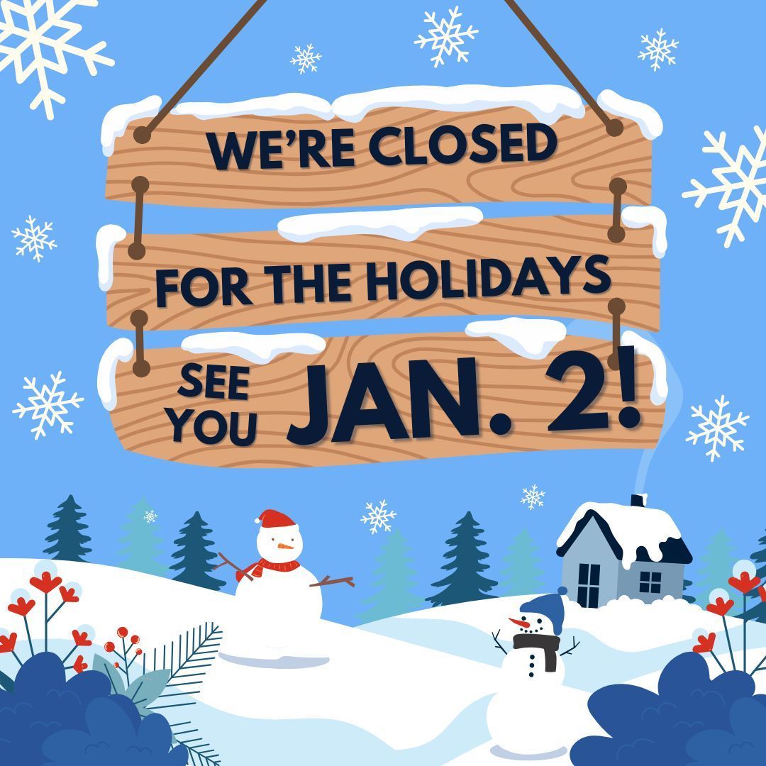 the_lib's tweet photo. Happy Holidays, #JCUFamily! We're closed until January 2, but we'll still bring you the library social media-goodness you've come to expect, while we're away. #HappySolstice #MerryChristmas🎄  #HappyHanukkah🕎  #JoyousKwanzaa #SeeYouNextYear😆 https://t.co/h0v4hpJMXw
