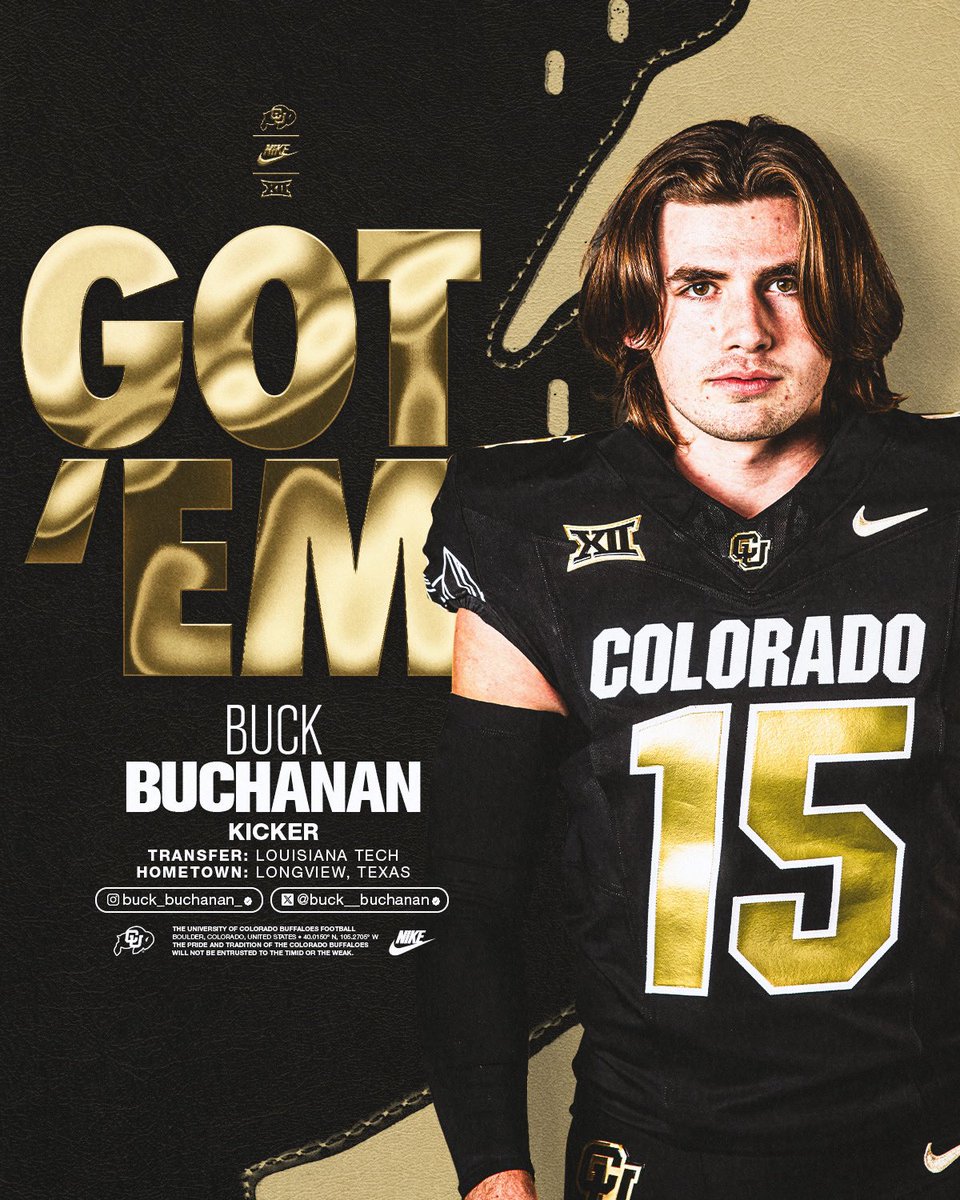 Colorado Buffaloes Football tweet media