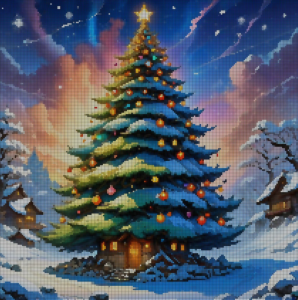 (Meta art) 🎨 
Merry Christmas, I wish you dreamy and beautiful moments like these works of art🎄🎊
<a href="/batsoupyum/">batsoupyum</a> <a href="/Rhynotic/">Adam</a> <a href="/Vince_Van_Dough/">VincentVanDough</a> <a href="/punk6529/">6529</a> 
I suggest zooming in on the images to feel the beauty of the pixels with your soul👀
rarible.com/meta_art3