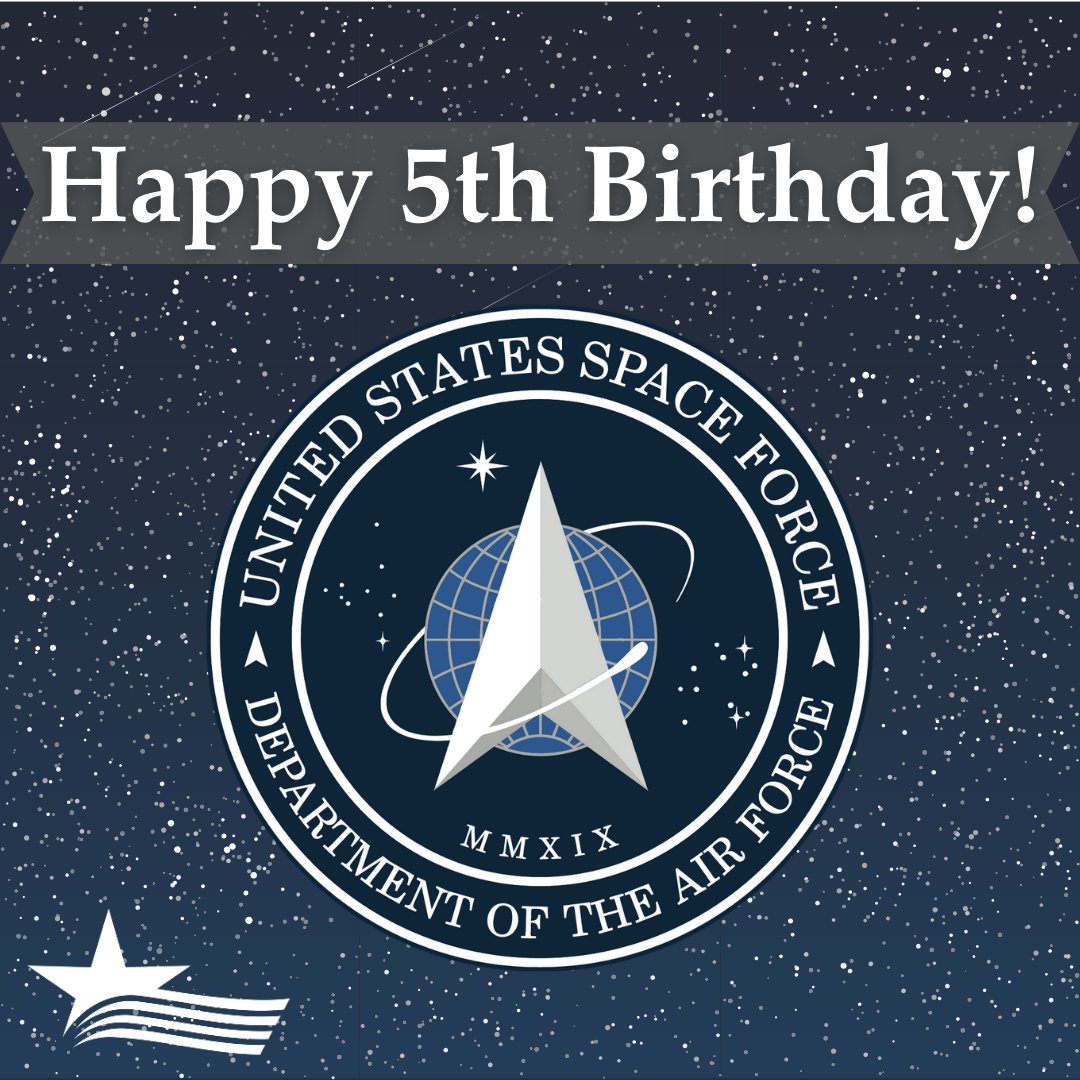 Today, we commemorate the 5th anniversary of the founding of the United States Space Force, the newest branch of our Nation’s Military. The Space Force was created in response to the evolving space domain and the growing threat from near-peer competitors in space.