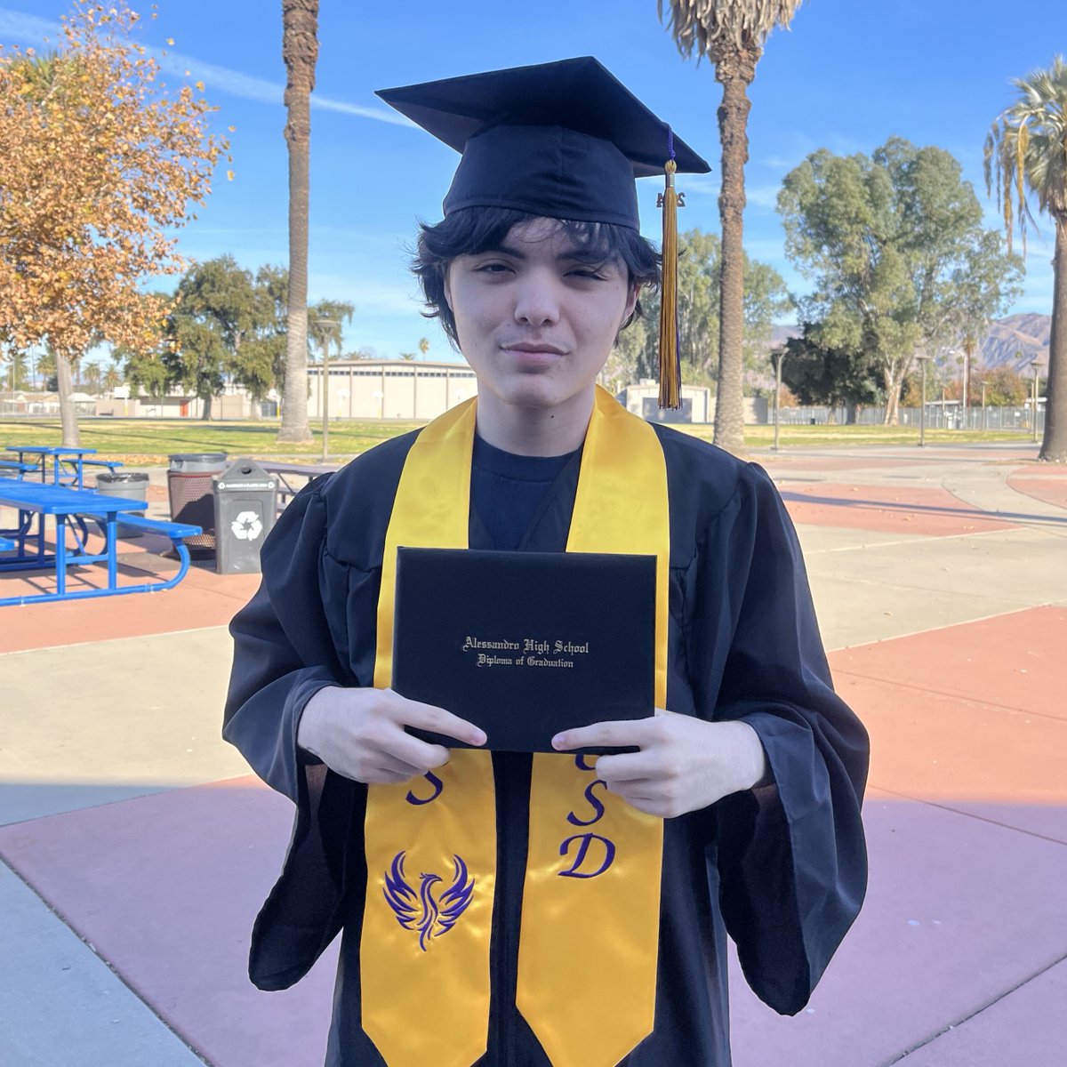 Congrats Alex Hernandez, Angel Torres, Anthony Sanchez &amp; Antonio Romero on reaching this amazing milestone! You are all officially graduates of Alessandro High School!