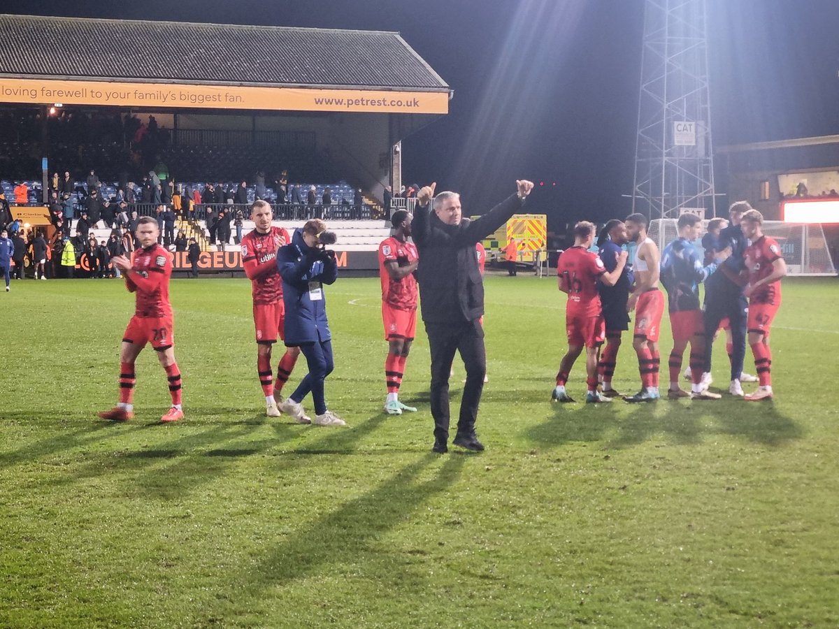 Most complete performance of the season so far. Starting to build some momentum. Another great away day #UTT