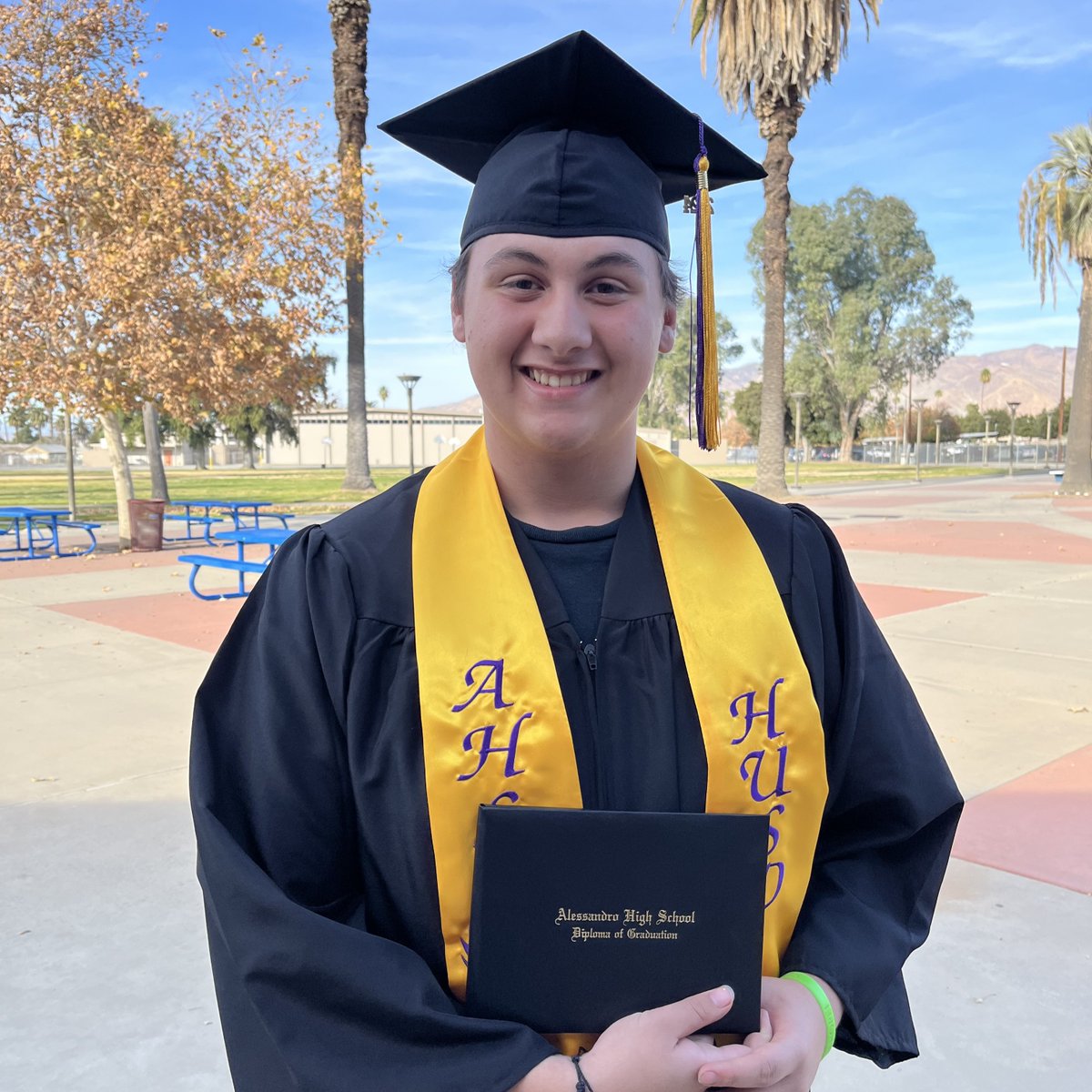 Congratulations Diego Yadala, Elise Medearis, Ezekiel Mena &amp; Felix O'Rourke on reaching this milestone! You are all now graduates of Alessandro High School!