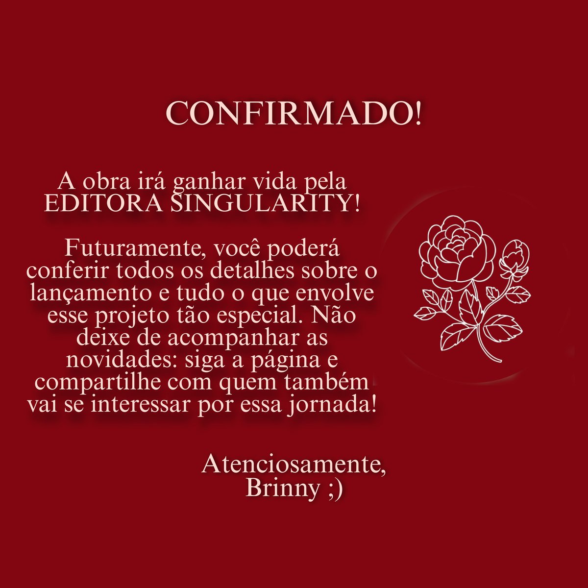 forvgin's tweet photo. CONFIRMADÍSSIMO! É com muito orgulho que eu venho dizer que a minha obra MNSA vai virar LIVRO pela Editora Singularity! Espero ver vocês segurando a minha mão em mais uma jornada com essa história... Me sigam no insta (@/itforvgin) pra ficarem sabendo se tudo! 🙂🤍
#MauricinhosTK https://t.co/zaeJvOPSH5