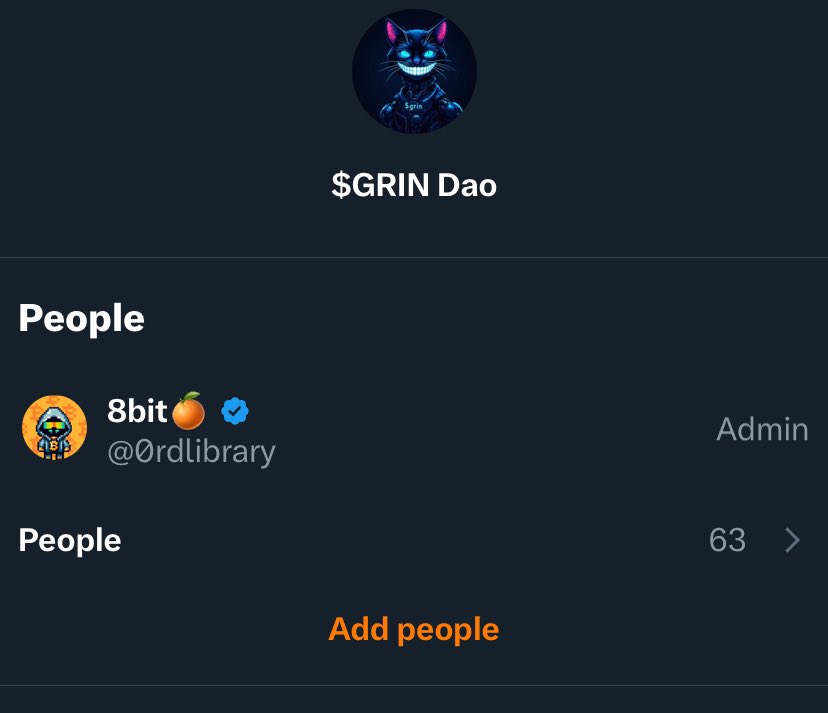 Alright alright.

Gearing up for tonight.

I want to fill up our @grindaoai chat.

Did you submit for WL of $Grin dao?

Like, retweet, and MUST reply wif:

“$Grin Dao Strong.”

And I shall add you beautiful people.

1 by 1. Block by block. Candle by candle.

Let’s be the change