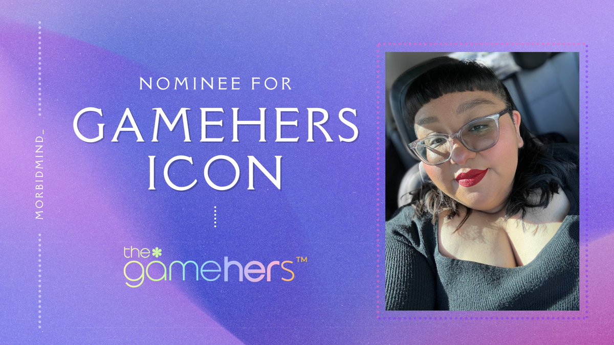 MorbidMind_'s tweet photo. I've been nominated for GameHERs Icon at @thegamehers awards?!
Wow, I am honored to be nominated! I founded @XzileEsports with the goal of pushing others to be great while prioritizing their mental health. My success is possible because of my team at Xzile. Thank you ๐ค #XZL https://t.co/L3IM7LiW5L