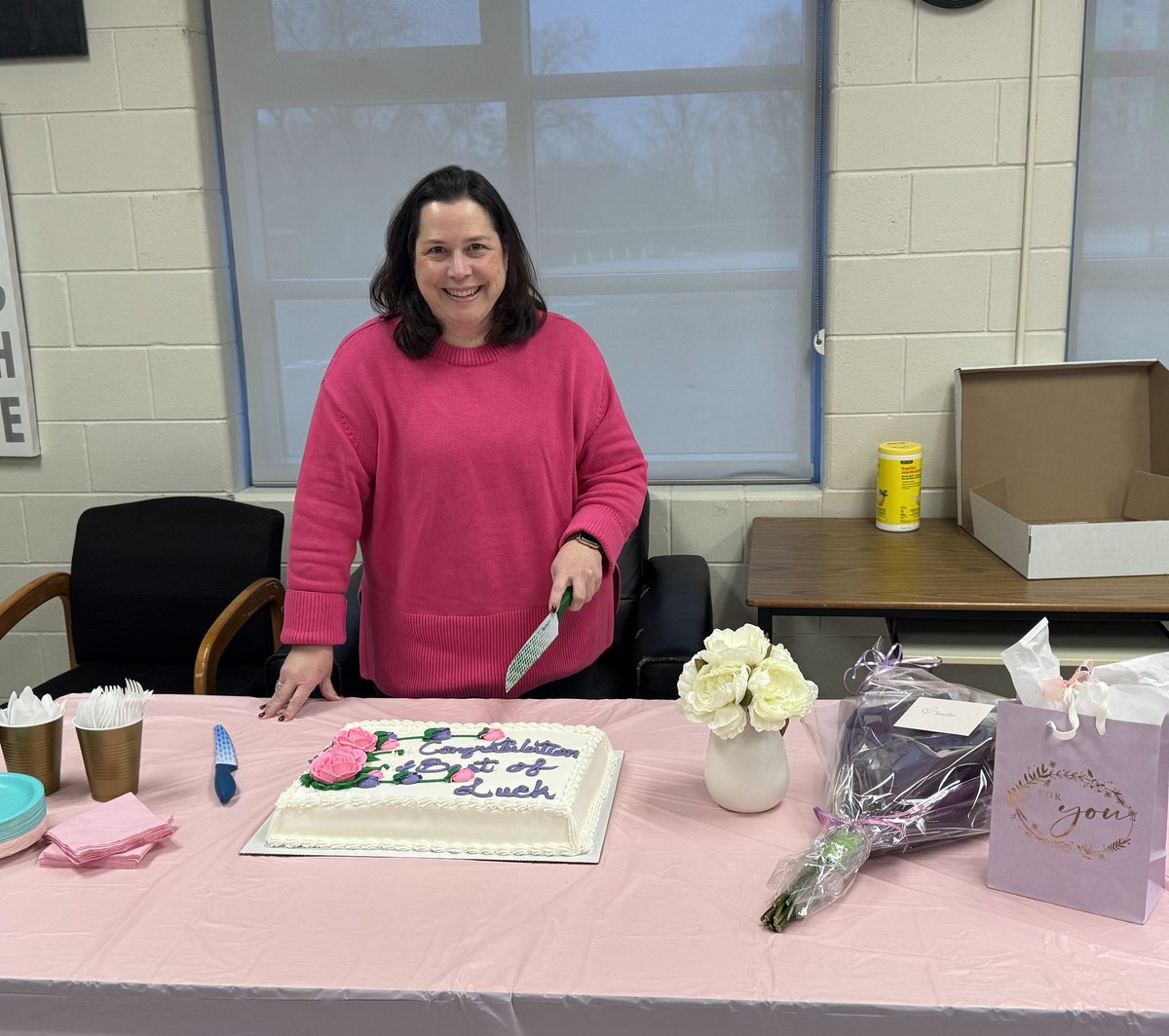 Congratulations to Mrs. Leung as she moves on to her new role and school. We want to wish her the very best. <a href="/HolyRosaryM/">Holy Rosary, Milton</a> #WeAreHRM #celebrate #bestofluck
