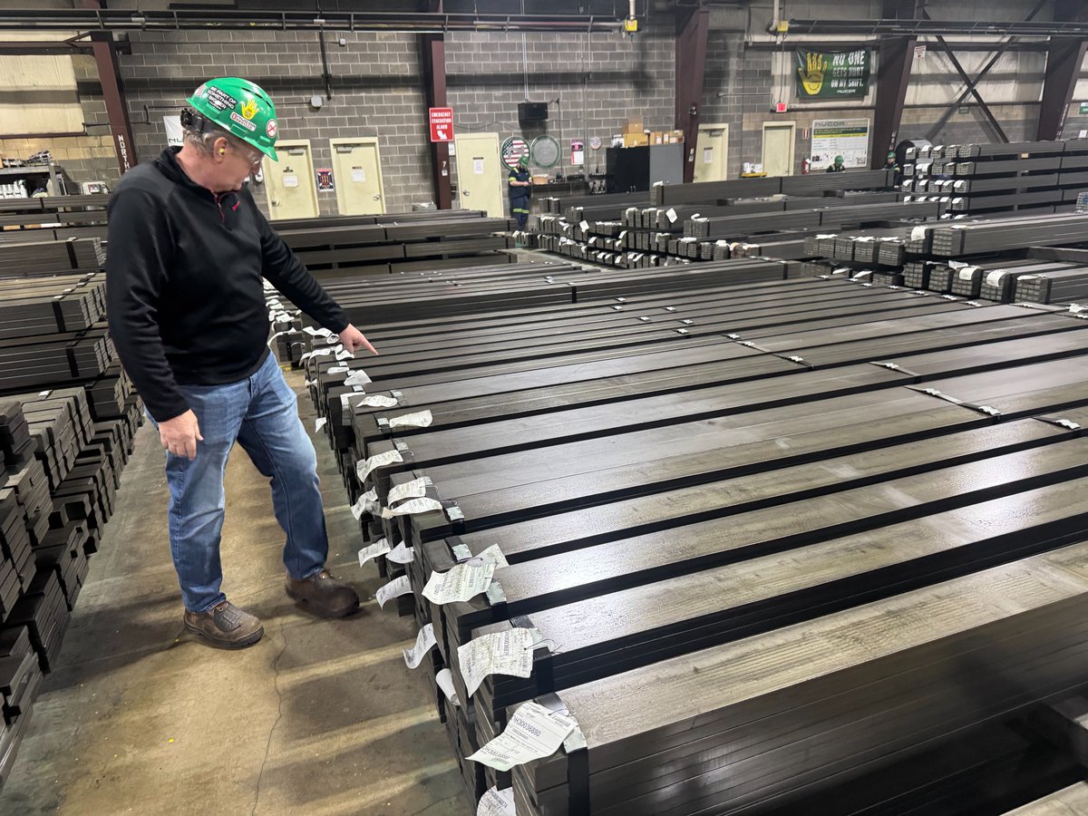 OhioEPA's tweet image. Our Northeast District Chief Community Officer, David Emerman, got a firsthand look at Nucor's fascinating method of steel bar processing in Orrville, Ohio! This plant is key in serving agricultural, construction, and manufacturing sectors. #IndustryVisit #SteelProcessing