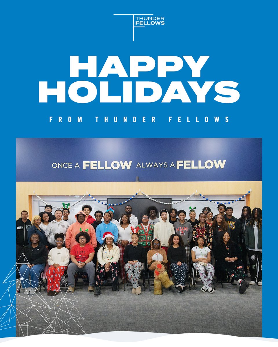 From Thunder Fellows to you, Happy Holidays 💙🎄
