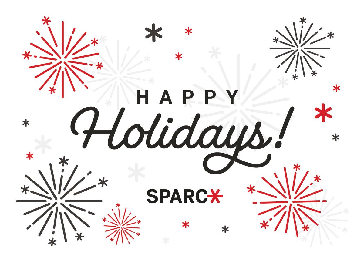 SPARC (@sparc_na) on Twitter photo Seasons Greetings from the SPARC team! Wishing you and yours a relaxing holiday break. We will be back January 6. Looking forward to working together in 2025! Seasons Greetings from the SPARC team! Wishing you and yours a relaxing holiday break. We will be back January 6. Looking forward to working together in 2025!