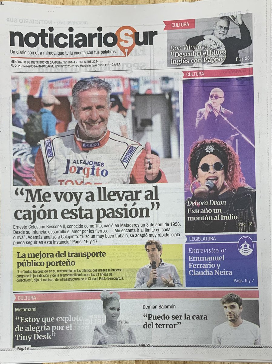 No te pierdas la última edición de Noticiario Sur