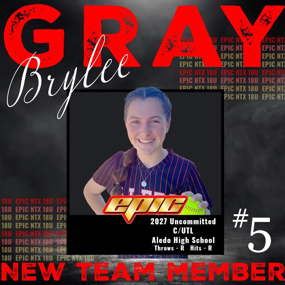 BryleeGray_2027's tweet photo. So excited for my new team and a new season! Can’t wait to get started!
Joshua 1:9
@EPIC_NTX18u https://t.co/i5oIWsMQeu