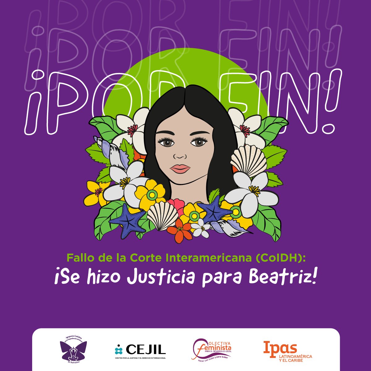 Justicia para Beatriz 🟢🟣 (@beatrizvses) on Twitter photo ⚖ ¡SE HIZO JUSTICIA PARA BEATRIZ! ⚖
Hoy la <a href="/CorteIDH/">Corte Interamericana de Derechos Humanos</a> condenó al Estado de #ElSalvador por violar los derechos humanos de Beatriz.
Este fallo histórico reconoce la responsabilidad del Estado en:
(1/2) ⚖ ¡SE HIZO JUSTICIA PARA BEATRIZ! ⚖
Hoy la <a href="/CorteIDH/">Corte Interamericana de Derechos Humanos</a> condenó al Estado de #ElSalvador por violar los derechos humanos de Beatriz.
Este fallo histórico reconoce la responsabilidad del Estado en:
(1/2)