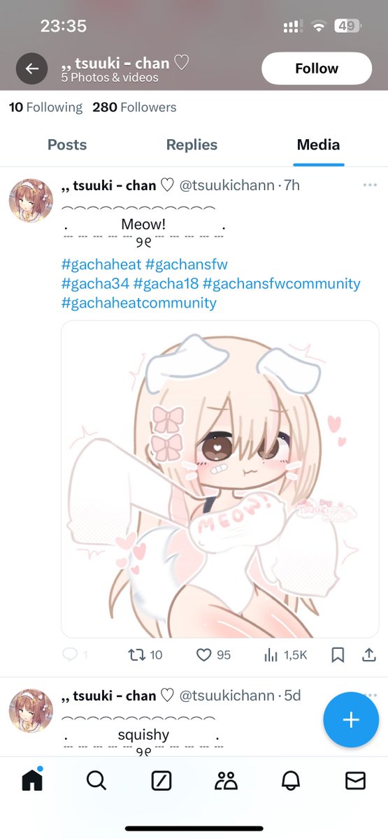 Chaos2162's tweet photo. @tsuukichann i admit i was wrong with the SFW thing, it was actually what she had planned to turn her ALT into, but the copied OC is not blown out of proportion, "inspiration taking" my ass, idc if you deleted the post and your comments to my comment, i can still call you out. https://t.co/erXKffp0nj