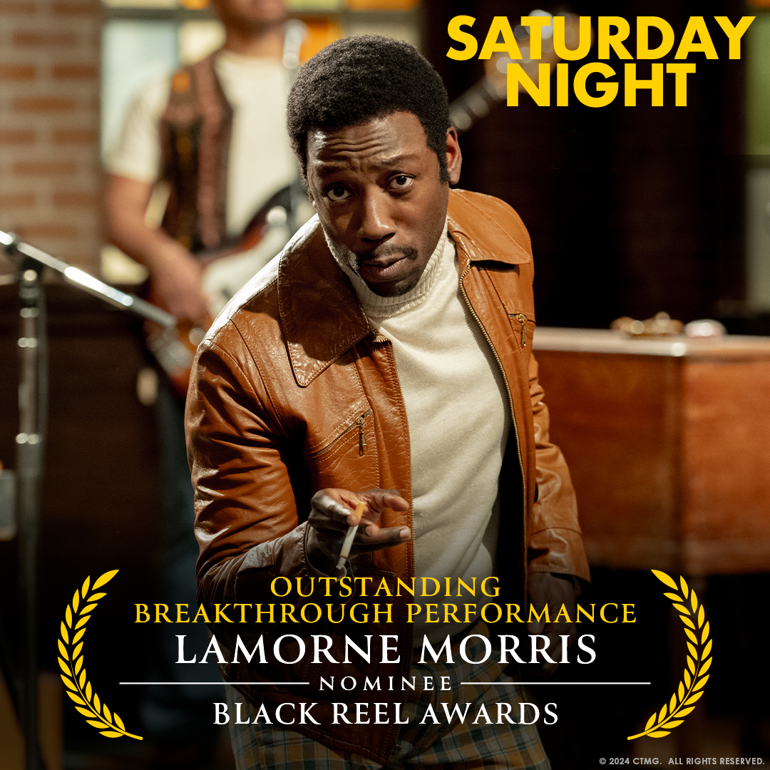 Saturday Night Movie (@satnightmovie) on Twitter photo Beaming with pride. ⭐ Congratulations to #SaturdayNightMovie star Lamorne Morris for his Outstanding Breakthrough Performance nomination from the <a href="/BlackReelAwards/">Black Reel Awards</a>! Beaming with pride. ⭐ Congratulations to #SaturdayNightMovie star Lamorne Morris for his Outstanding Breakthrough Performance nomination from the <a href="/BlackReelAwards/">Black Reel Awards</a>!