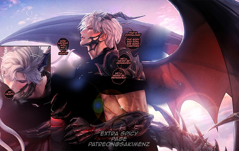 sakimichanmale's tweet photo. Dragon sylus summary + one with both him and zayne for fun ~ I enjoyed painting the fantasy ;w; https://t.co/bSJocaesv7