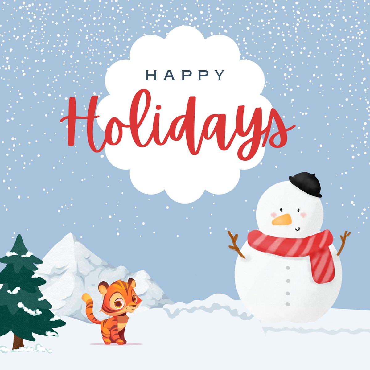 Happy Holidays! We hope everyone has a restful holiday break. See you all back on January 2nd!
