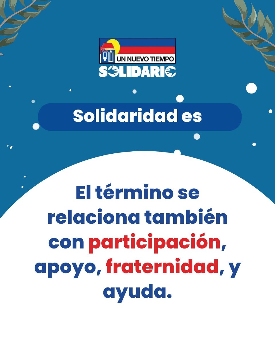 UNT_Solidario's tweet photo. ¡La solidaridad no es solo para fechas especiales!

La solidaridad es un compromiso diario. Como dice Samora Machel: "La solidaridad no es un acto de caridad, sino una ayuda mutua entre fuerzas que luchan por el mismo objetivo". 

#SolidaridadDiaria #UNTSolidario    #20dic https://t.co/q7ieAvImuJ
