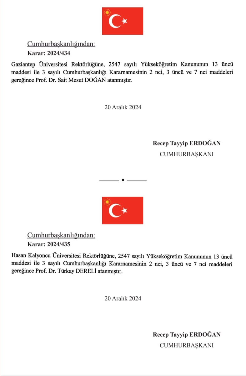 sehmusdemir_'s tweet photo. Gaziantep Üniversitesi Rektörlüğüne atanan Sayın Prof. Dr. Sait Mesut Doğan’ı ve Hasan Kalyoncu Üniversitesi Rektörlüğüne yeniden atanan Sayın Prof. Dr. Türkay Dereli’yi tebrik ediyorum. 
Bu önemli görevlerin hem Gaziantep’imize hem de ülkemize hayırlı olmasını temenni ediyor, kendilerine başarılar diliyorum.

@SaitMesutDogan
@TurkayDereli