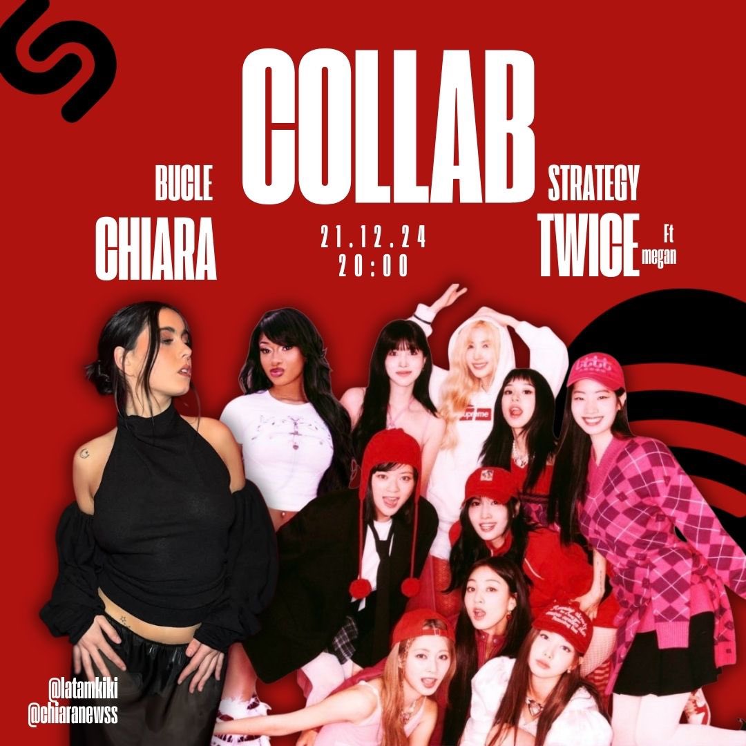latamkiki's tweet photo. ‼️ IMPORTANTE: Desde Chiara Latam junto a @chiaranewss hemos hecho una alianza con el fandom ONCE (TWICE) este sábado 21 de diciembre a las 20:00 hora española.

13:00h 🇸🇻🇬🇹🇭🇳🇳🇮🇨🇷🇲🇽
14:00h 🇵🇪🇪🇨🇨🇴🇵🇦
15:00h 🇧🇴🇻🇪🇵🇷🇩🇴🇨🇺
16:00h 🇦🇷🇧🇷🇺🇾🇨🇱🇵🇾

📌 ¿Cómo participar?
Pondremos un tweet para que dejen sus capturas reproduciendo la canción "Strategy" (ft. Megan Thee Stallion).
✔️ La canción debe estar GUARDADA y también deben dejar captura del SHAZAM de la canción.

Por su parte, el fandom ONCE hará lo mismo con "bucle" de Chiara.

Es MUY IMPORTANTE que participen para seguir creando alianzas que beneficien a Chiara.